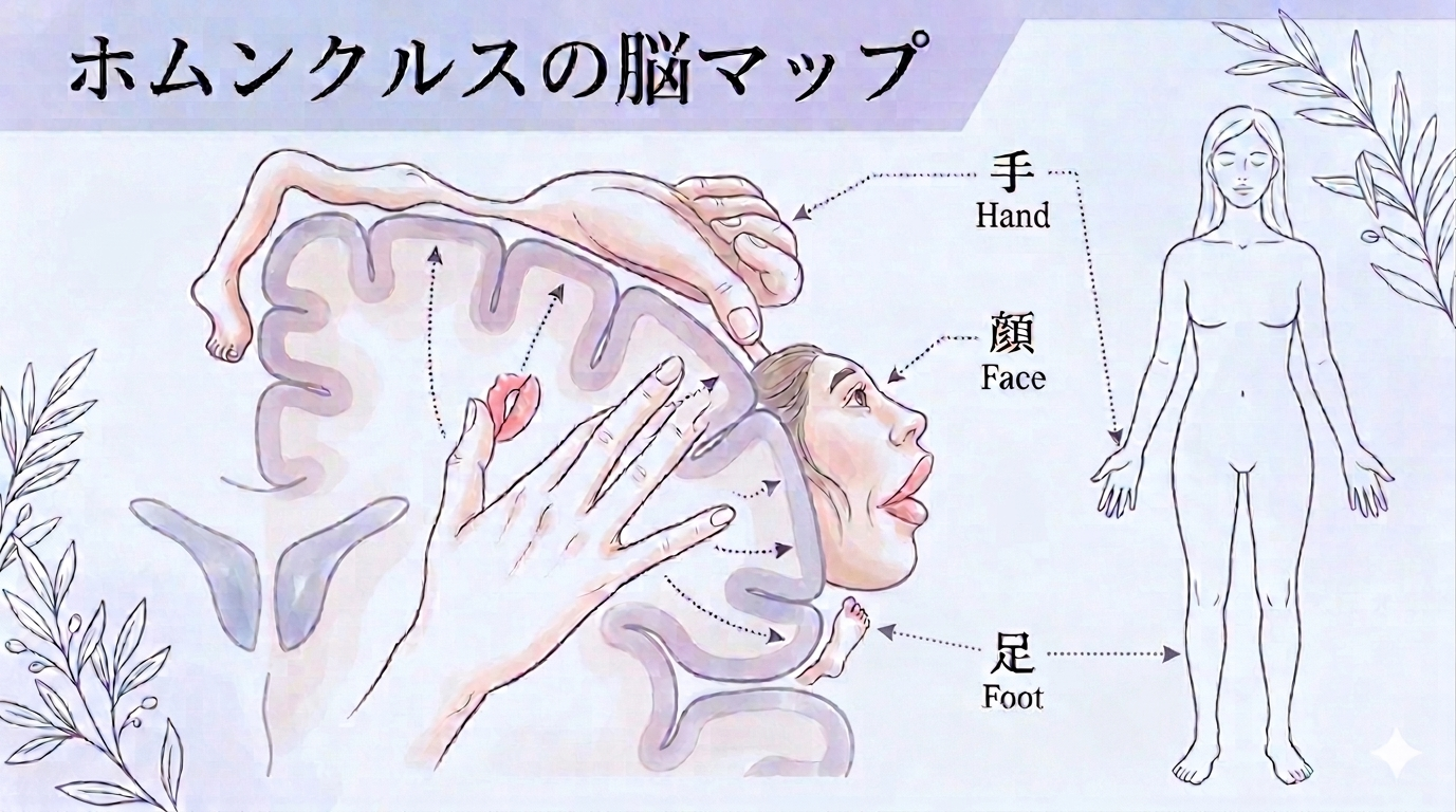 ホムンクルスの脳マップ